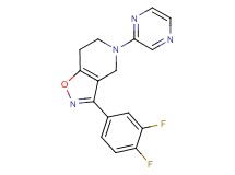 3-(3,4-difluorophenyl)-5-pyrazin-2-yl-4,5,6,7-tetrahydroisoxazolo[4,5-c]pyridine