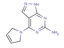 4-(2,5-dihydro-1H-pyrrol-1-yl)-1H-pyrazolo[3,4-d]pyrimidin-6-amine