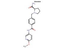 (2R)-1-(4-{[(6-methoxypyridin-3-yl)amino]carbonyl}benzyl)pyrrolidine-2-carboxamide
