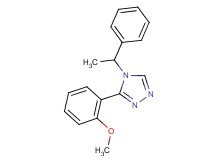 3-(2-methoxyphenyl)-4-(1-phenylethyl)-4H-1,2,4-triazole