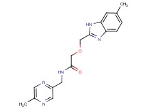 2-[(6-methyl-1H-benzimidazol-2-yl)methoxy]-N-[(5-methylpyrazin-2-yl)methyl]acetamide