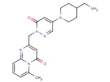 2-{[4-[4-(aminomethyl)-1-piperidinyl]-6-oxo-1(6H)-pyridazinyl]methyl}-6-methyl-4H-pyrido[1,2-a]pyrimidin-4-one hydrochloride