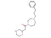 1-(2-morpholinylacetyl)-4-(3-phenylpropyl)-1,4-diazepane dihydrochloride