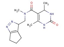 N,4,6-trimethyl-2-oxo-N-(3,4,5,6-tetrahydrocyclopenta[c]pyrazol-3-ylmethyl)-1,2,3,4-tetrahydropyrimidine-5-carboxamide