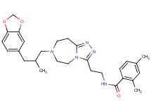 N-(2-{7-[3-(1,3-benzodioxol-5-yl)-2-methylpropyl]-6,7,8,9-tetrahydro-5H-[1,2,4]triazolo[4,3-d][1,4]diazepin-3-yl}ethyl)-2,4-dimethylbenzamide