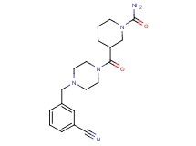 3-{[4-(3-cyanobenzyl)-1-piperazinyl]carbonyl}-1-piperidinecarboxamide