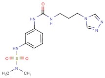 N-(3-{[(dimethylamino)sulfonyl]amino}phenyl)-N'-[3-(4H-1,2,4-triazol-4-yl)propyl]urea