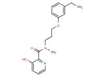 N-[3-(3-ethylphenoxy)propyl]-3-hydroxy-N-methylpyridine-2-carboxamide