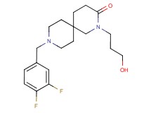 9-(3,4-difluorobenzyl)-2-(3-hydroxypropyl)-2,9-diazaspiro[5.5]undecan-3-one