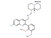 1-[7-chloro-2-(2,3-dimethoxyphenyl)-3-quinolinyl]-N-[(1S,9aR)-octahydro-2H-quinolizin-1-ylmethyl]methanamine