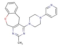 2-methyl-4-(4-pyridin-3-ylpiperazin-1-yl)-5,11-dihydro[1]benzoxepino[3,4-d]pyrimidine