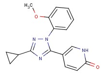 5-[3-cyclopropyl-1-(2-methoxyphenyl)-1H-1,2,4-triazol-5-yl]pyridin-2(1H)-one