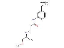 N-(3-ethylphenyl)-3-{[(1S)-2-methoxy-1-methylethyl]amino}propanamide