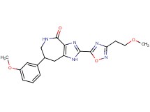 2-[3-(2-methoxyethyl)-1,2,4-oxadiazol-5-yl]-7-(3-methoxyphenyl)-5,6,7,8-tetrahydroimidazo[4,5-c]azepin-4(1H)-one
