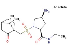 (4S)-4-amino-1-({[(1S,4R)-7,7-dimethyl-2-oxobicyclo[2.2.1]hept-1-yl]methyl}sulfonyl)-N-ethyl-L-prolinamide