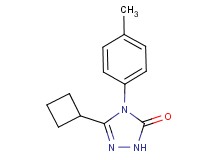 5-cyclobutyl-4-(4-methylphenyl)-2,4-dihydro-3H-1,2,4-triazol-3-one