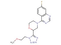 7-fluoro-4-{2-[1-(2-methoxyethyl)-1H-tetrazol-5-yl]morpholin-4-yl}quinazoline