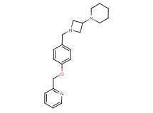2-({4-[(3-piperidin-1-ylazetidin-1-yl)methyl]phenoxy}methyl)pyridine