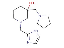 1-(1H-imidazol-2-ylmethyl)-3-(pyrrolidin-1-ylmethyl)piperidin-3-ol