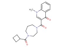 3-{[4-(cyclobutylcarbonyl)-1,4-diazepan-1-yl]carbonyl}-1-methylquinolin-4(1H)-one