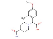 [4-(aminocarbonyl)piperidin-1-yl](4-methoxy-2-methylphenyl)acetic acid