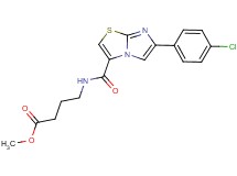 methyl 4-({[6-(4-chlorophenyl)imidazo[2,1-b][1,3]thiazol-3-yl]carbonyl}amino)butanoate