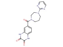 6-[(4-pyrimidin-2-yl-1,4-diazepan-1-yl)carbonyl]-1,4-dihydroquinoxaline-2,3-dione