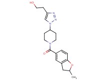 2-(1-{1-[(2-methyl-2,3-dihydro-1-benzofuran-5-yl)carbonyl]piperidin-4-yl}-1H-1,2,3-triazol-4-yl)ethanol