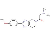 2-[2-(4-methoxyphenyl)-1,4,6,7-tetrahydro-5H-imidazo[4,5-c]pyridin-5-yl]-N,N-dimethyl-2-oxoethanamine