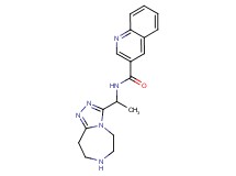 N-[1-(6,7,8,9-tetrahydro-5H-[1,2,4]triazolo[4,3-d][1,4]diazepin-3-yl)ethyl]quinoline-3-carboxamide