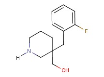[3-(2-fluorobenzyl)-3-piperidinyl]methanol hydrochloride