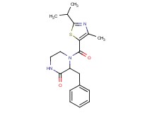 3-benzyl-4-[(2-isopropyl-4-methyl-1,3-thiazol-5-yl)carbonyl]-2-piperazinone
