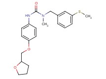 N-methyl-N-[3-(methylthio)benzyl]-N'-[4-(tetrahydrofuran-2-ylmethoxy)phenyl]urea
