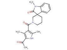 1'-[(5-acetyl-2,4-dimethyl-1H-pyrrol-3-yl)carbonyl]-1-methylspiro[indole-3,3'-piperidin]-2(1H)-one