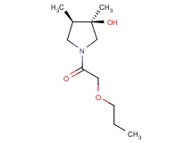 (3R*,4R*)-3,4-dimethyl-1-(propoxyacetyl)-3-pyrrolidinol