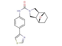 (1R*,2R*,6S*,7S*)-N-[4-(1,3-thiazol-4-yl)phenyl]-10-oxa-4-azatricyclo[5.2.1.0~2,6~]decane-4-carboxamide