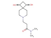 3-[(1R*,3S*)-1,3-dihydroxy-7-azaspiro[3.5]non-7-yl]-N,N-dimethylpropanamide