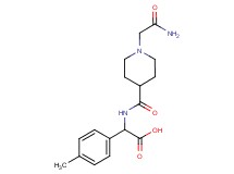 ({[1-(2-amino-2-oxoethyl)-4-piperidinyl]carbonyl}amino)(4-methylphenyl)acetic acid