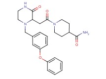 1-{[3-oxo-1-(3-phenoxybenzyl)-2-piperazinyl]acetyl}-4-piperidinecarboxamide