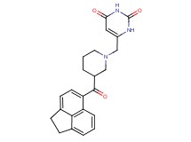 6-{[3-(1,2-dihydroacenaphthylen-5-ylcarbonyl)piperidin-1-yl]methyl}pyrimidine-2,4(1H,3H)-dione