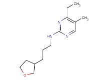 4-ethyl-5-methyl-N-[3-(tetrahydrofuran-3-yl)propyl]pyrimidin-2-amine