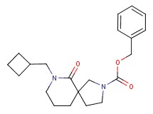 benzyl 7-(cyclobutylmethyl)-6-oxo-2,7-diazaspiro[4.5]decane-2-carboxylate