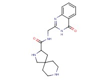 N-[(4-oxo-3,4-dihydro-2-quinazolinyl)methyl]-2,8-diazaspiro[4.5]decane-3-carboxamide dihydrochloride