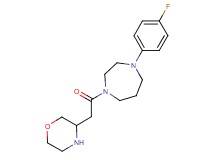 1-(4-fluorophenyl)-4-(3-morpholinylacetyl)-1,4-diazepane dihydrochloride