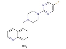 5-{[4-(5-fluoropyrimidin-2-yl)piperazin-1-yl]methyl}-8-methylquinoline