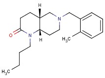 (4aR*,8aS*)-1-butyl-6-(2-methylbenzyl)octahydro-1,6-naphthyridin-2(1H)-one