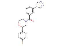 2-(4-fluorophenyl)-4-[3-(4H-1,2,4-triazol-4-yl)benzoyl]morpholine