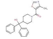{1-[(4-methyl-1,3-oxazol-5-yl)carbonyl]-4-piperidinyl}(diphenyl)methanol