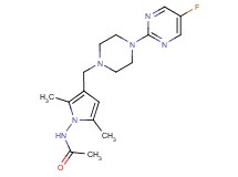 N-(3-{[4-(5-fluoropyrimidin-2-yl)piperazin-1-yl]methyl}-2,5-dimethyl-1H-pyrrol-1-yl)acetamide