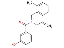 N-allyl-3-hydroxy-N-(2-methylbenzyl)benzamide